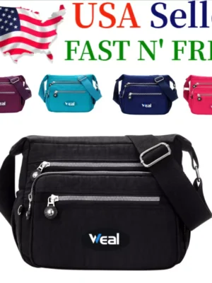 Waterproof Messenger Cross Body Ladies Handbag Bag Shoulder Bag Womens Purse